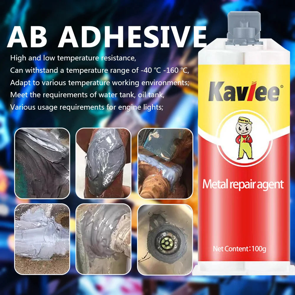 Colle adhère rapidement et résiste à la chaleur et à l'eau, 100g