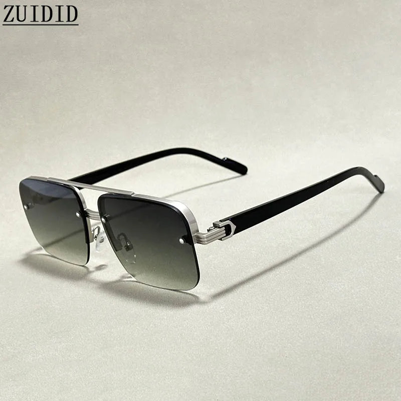 Lunettes de soleil pour Hommes et Femmes semi-rimless