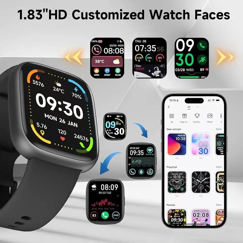 Montre connectée dotée de plus de 100 modèles sportifs