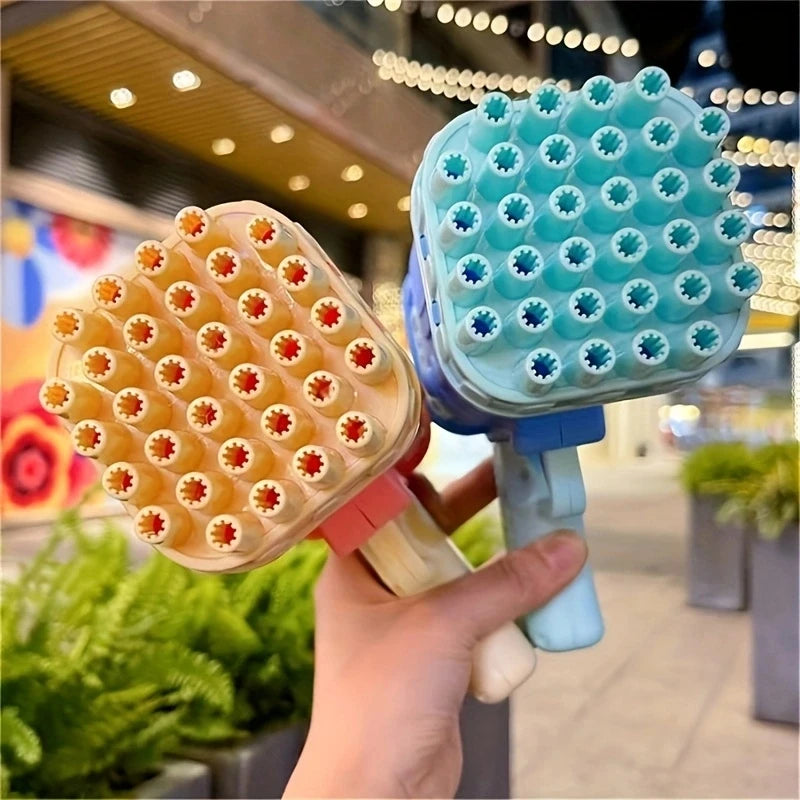 Pistolet à bulles électrique pour enfants de 32 trous