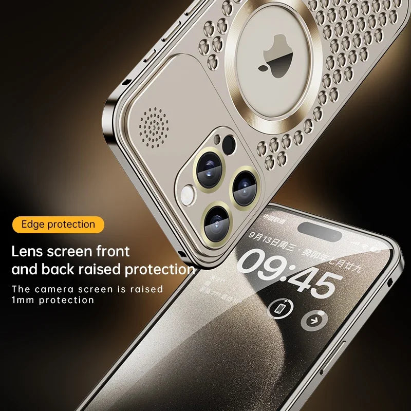 Coque de téléphone en métal