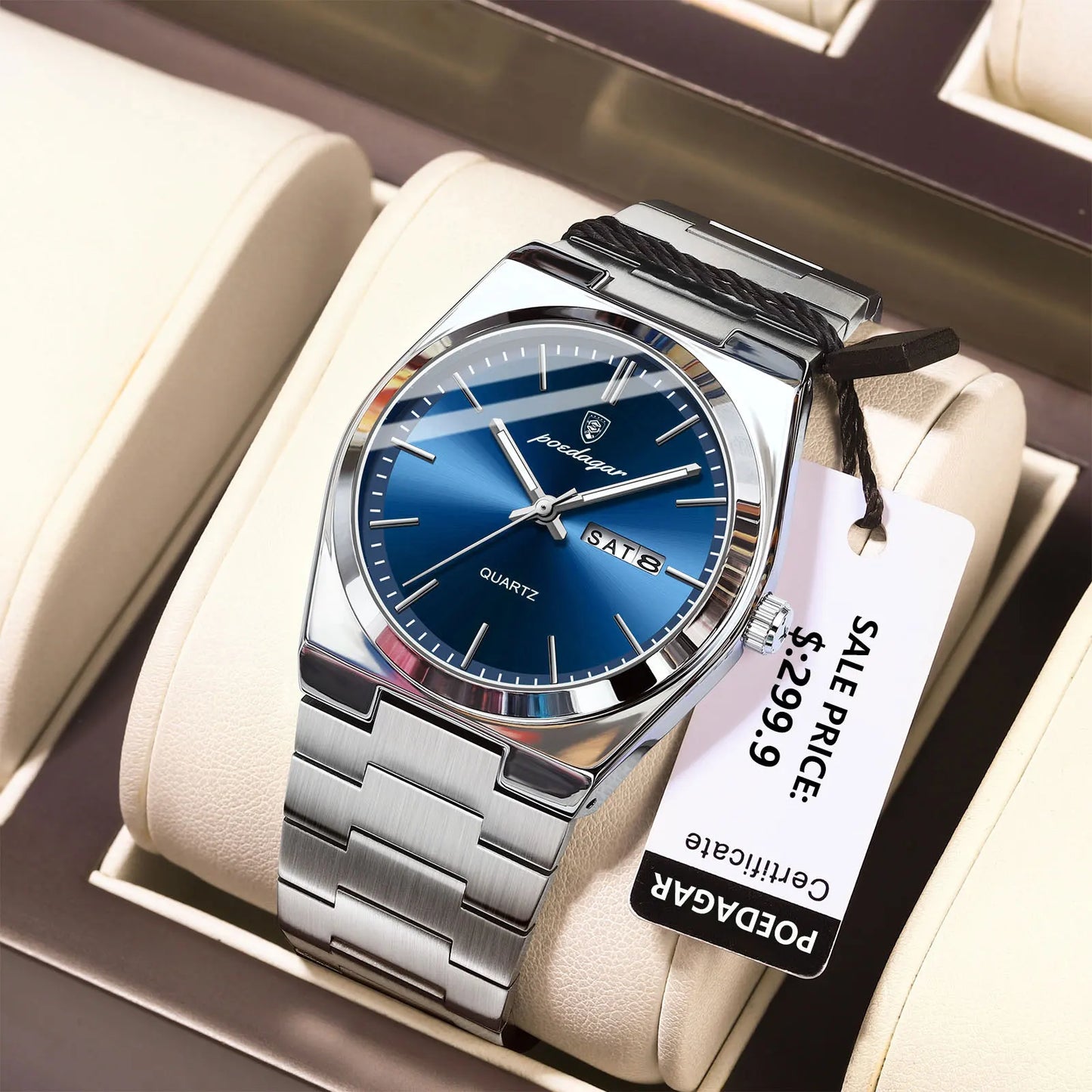Montre de luxe POEDAGAR pour homme