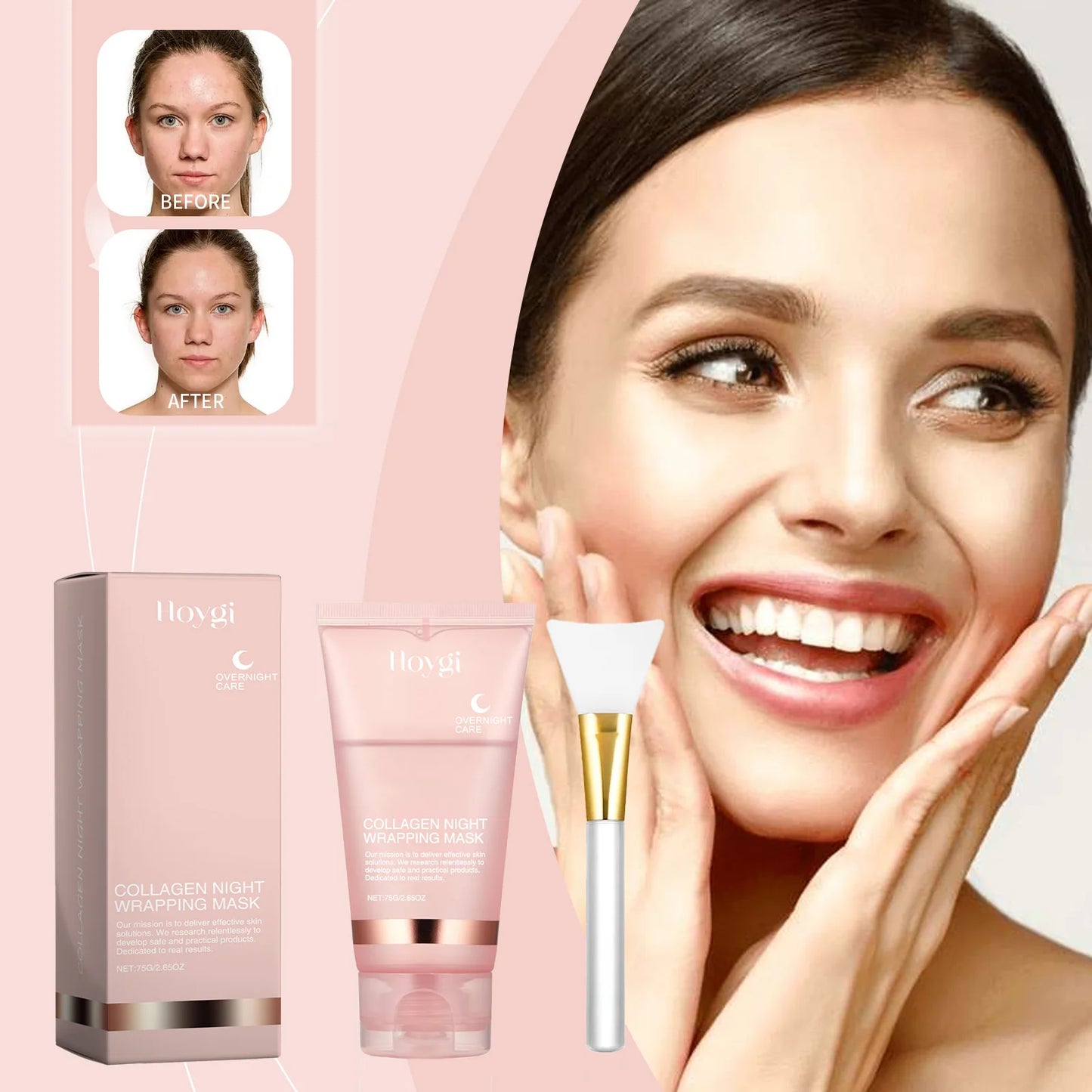 Masque de nuit au collagène de 150 ml