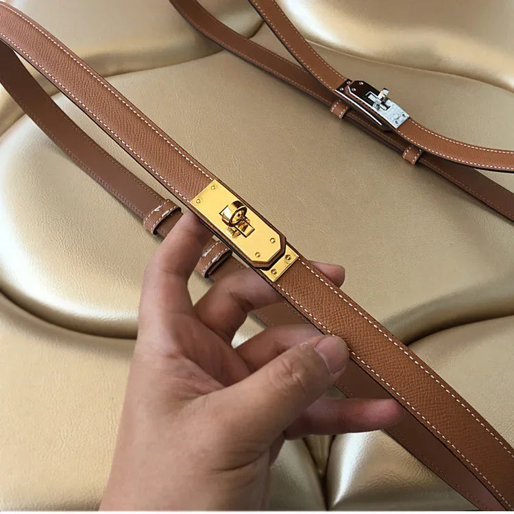 Élégante ceinture  en cuir pour femme