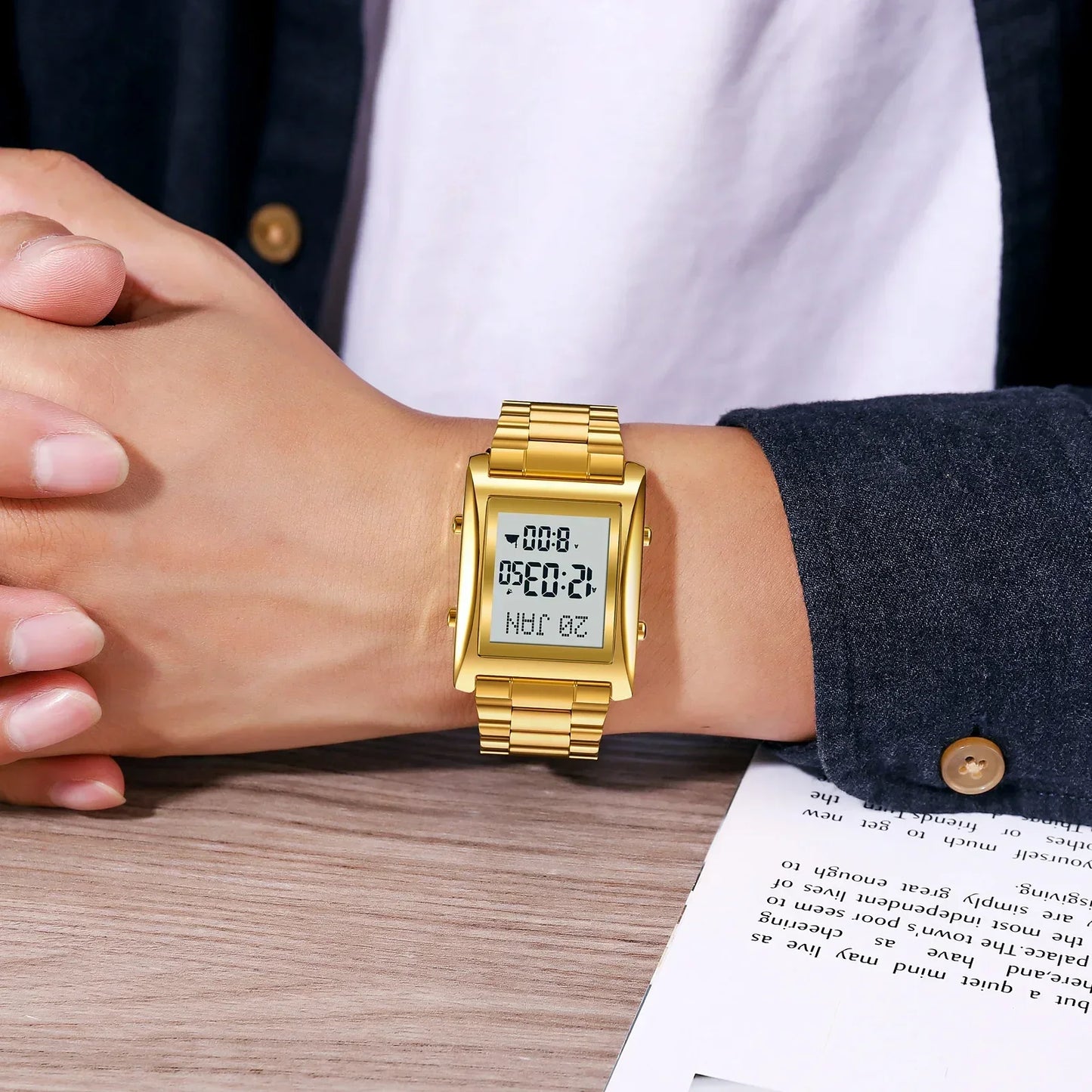 Montres pour hommes et femmes SKMEi 1815 Muslim Qibla
