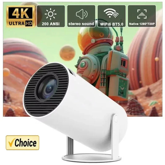 Projecteur 4K Android jusqu'à 200 pouces