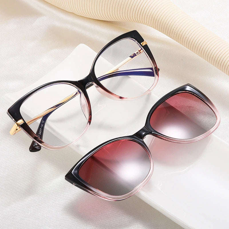 Lunettes de soleil design magnétique pour hommes et femmes