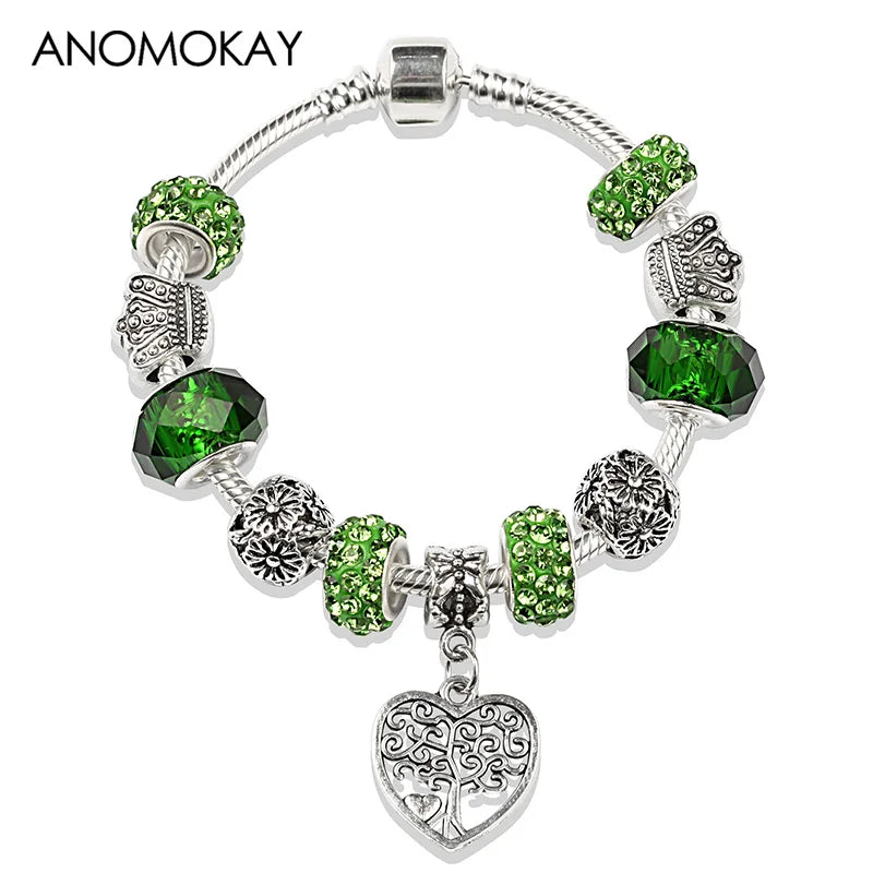 Bracelet Charme Arbre de Vie Tibétain Antique