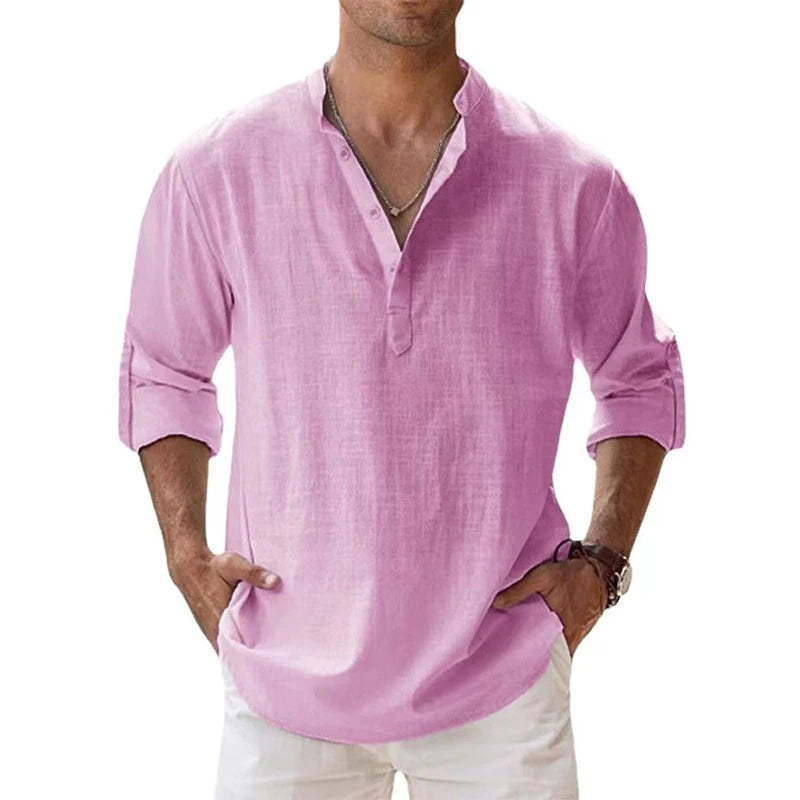 Chemises en lin pour hommes