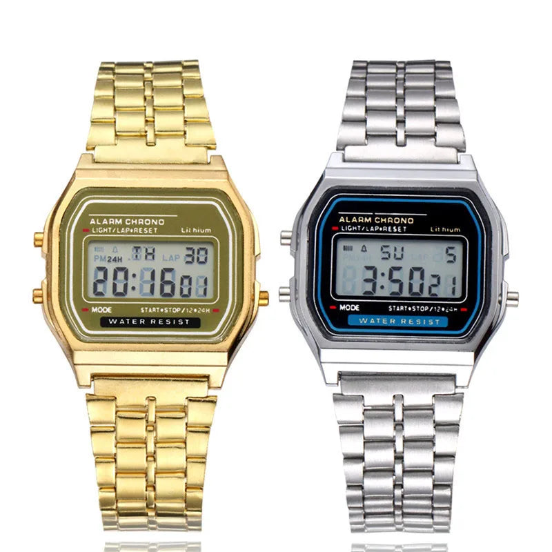 Montre numérique LED  pour les hommes et les femmes