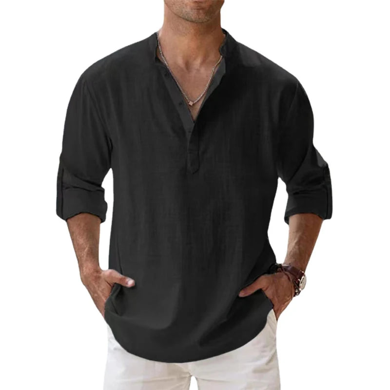 Chemises en lin pour hommes