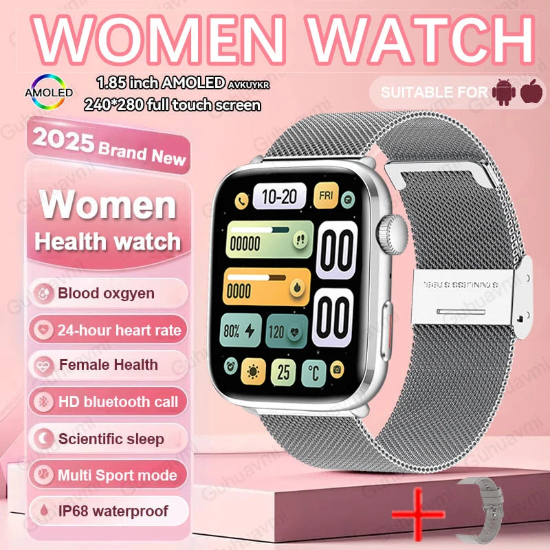 Montre intelligente Xiaomi 2025, pour les femmes. Dotée d'une technologie AI avancée