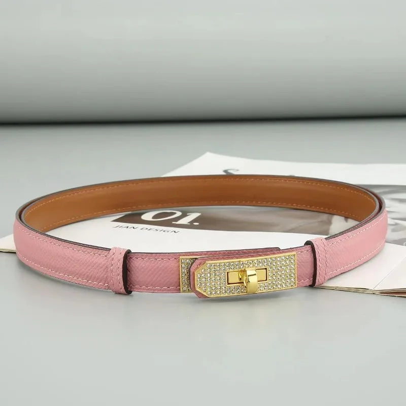 Élégante ceinture en cuir pour femmes