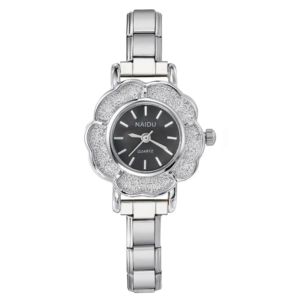 Montre en acier inoxydable de GEMOSA pour femmes