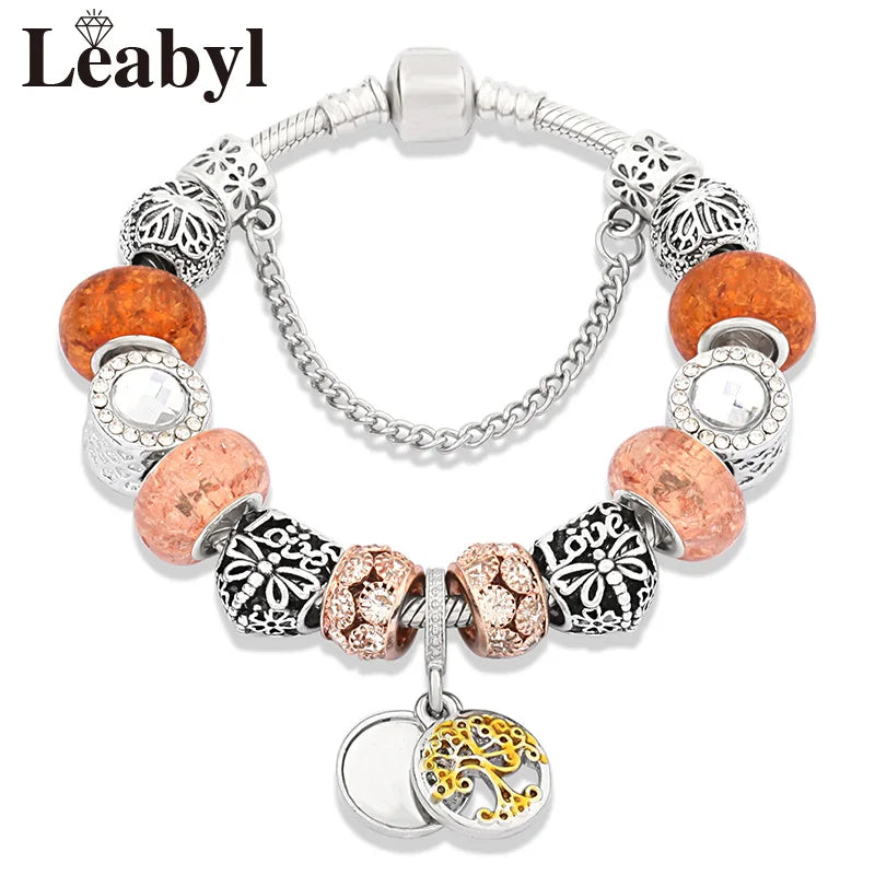 Bracelet Charme Arbre de Vie Tibétain Antique