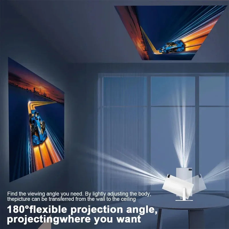 Projecteur 4K Android jusqu'à 200 pouces