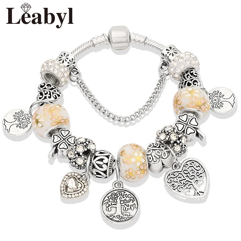 Bracelet Charme Arbre de Vie Tibétain Antique