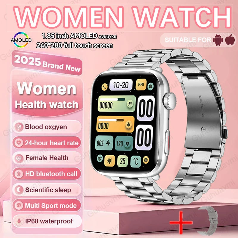 Montre intelligente Xiaomi 2025, pour les femmes. Dotée d'une technologie AI avancée