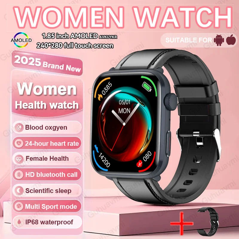 Montre intelligente Xiaomi 2025, pour les femmes. Dotée d'une technologie AI avancée