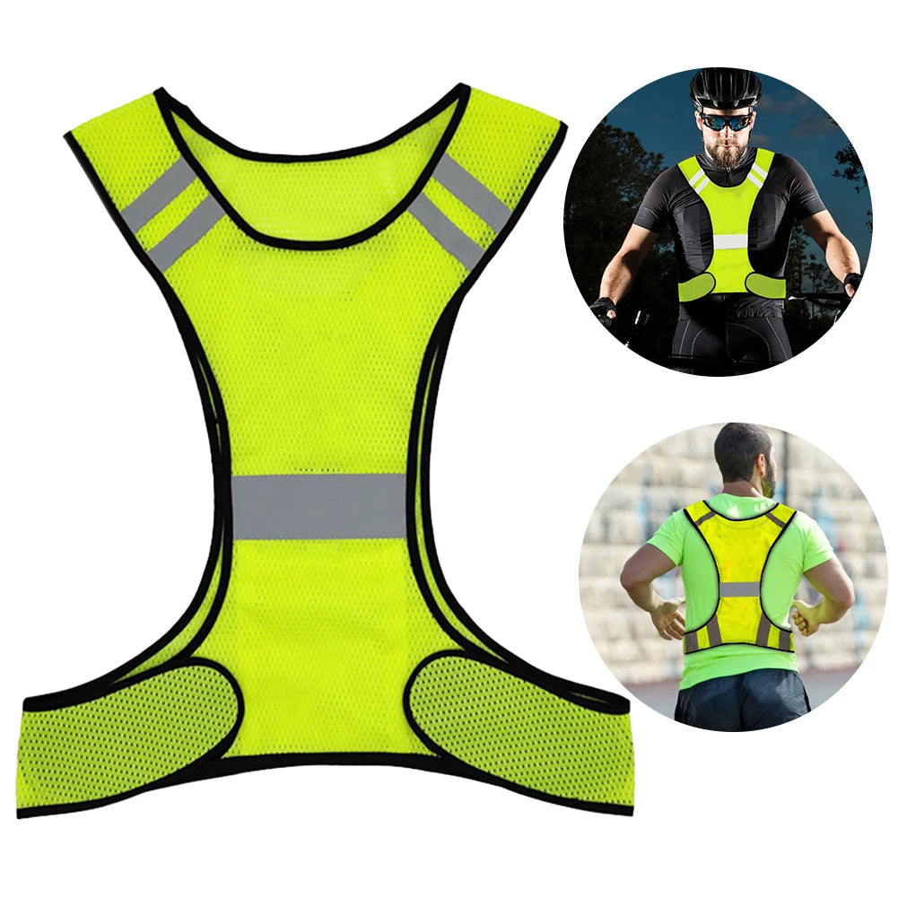 Gilet réfléchissant léger et respirant pour hommes et femmes
