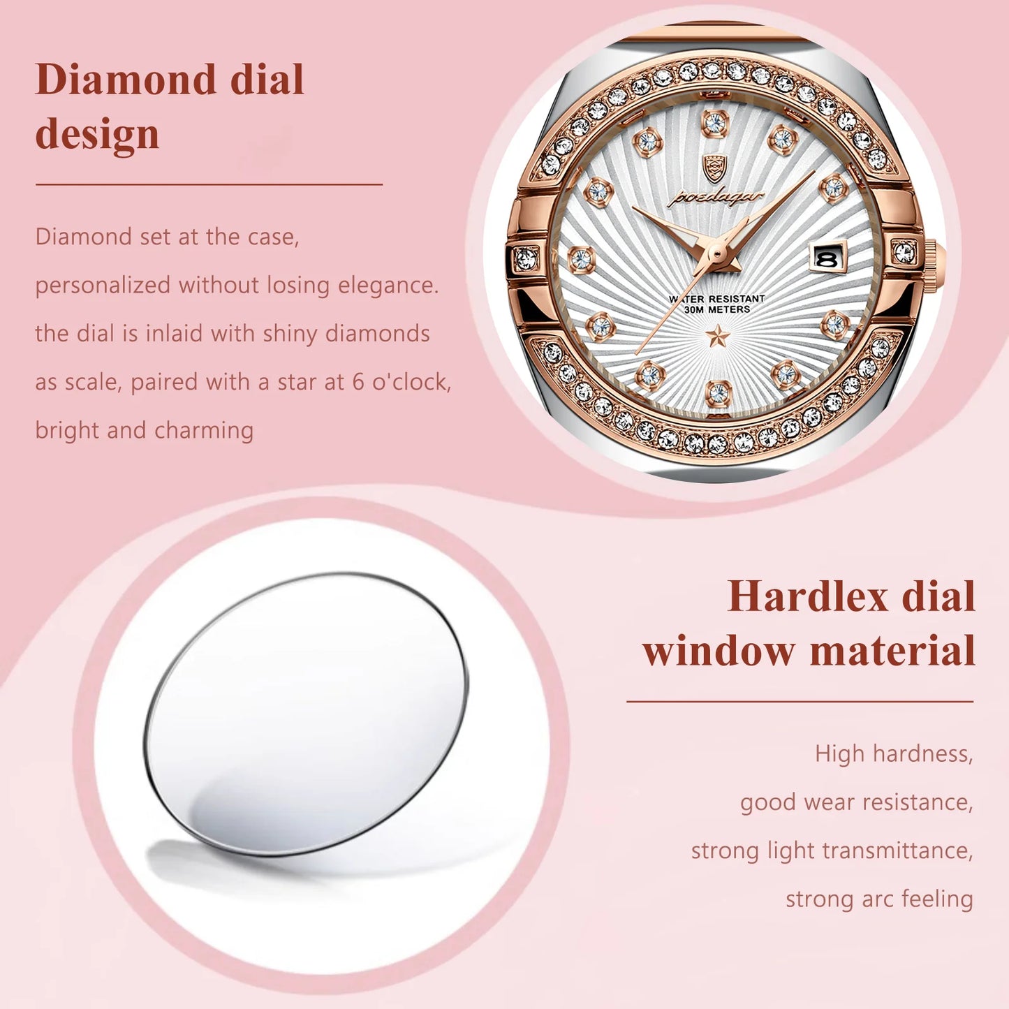 Montre-bracelet de luxe pour femme