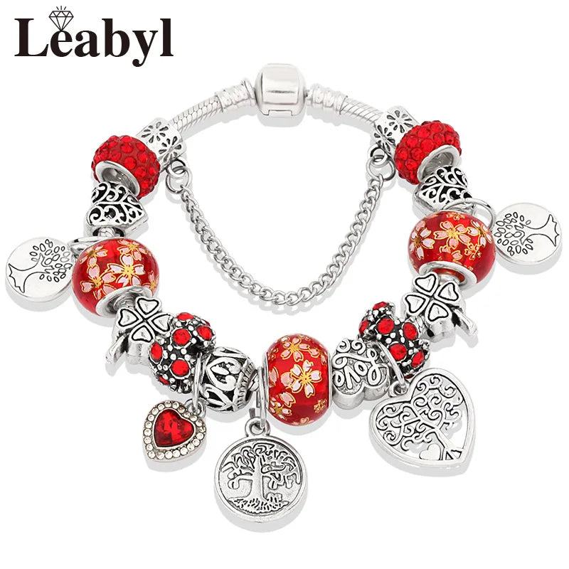 Bracelet Charme Arbre de Vie Tibétain Antique