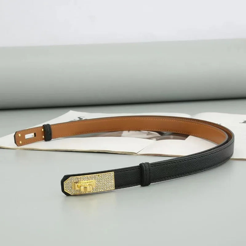 Élégante ceinture en cuir pour femmes
