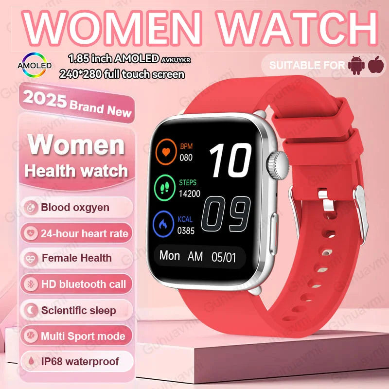 Montre intelligente Xiaomi 2025, pour les femmes. Dotée d'une technologie AI avancée