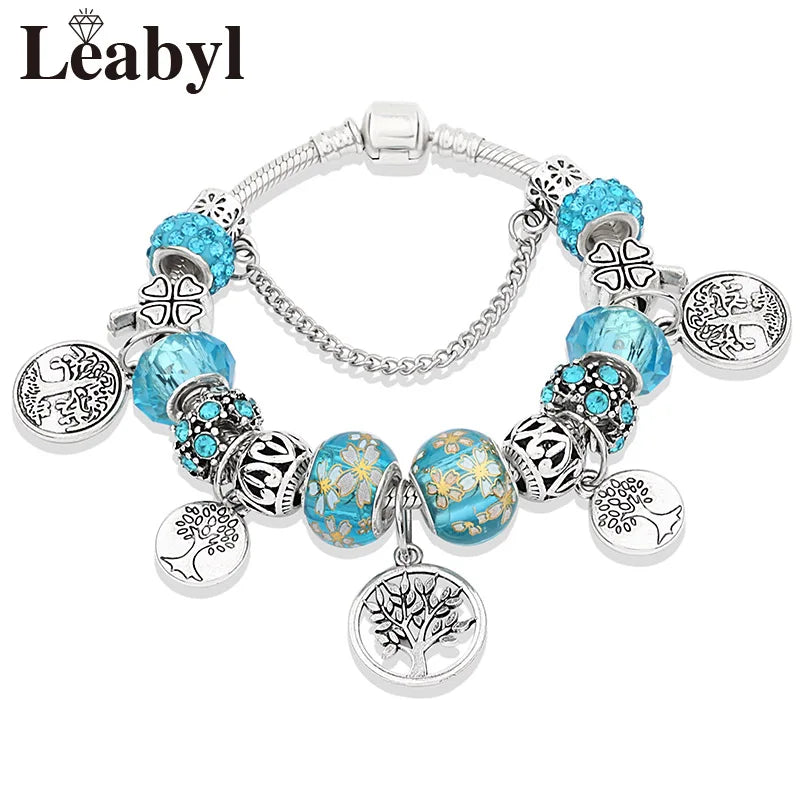 Bracelet Charme Arbre de Vie Tibétain Antique