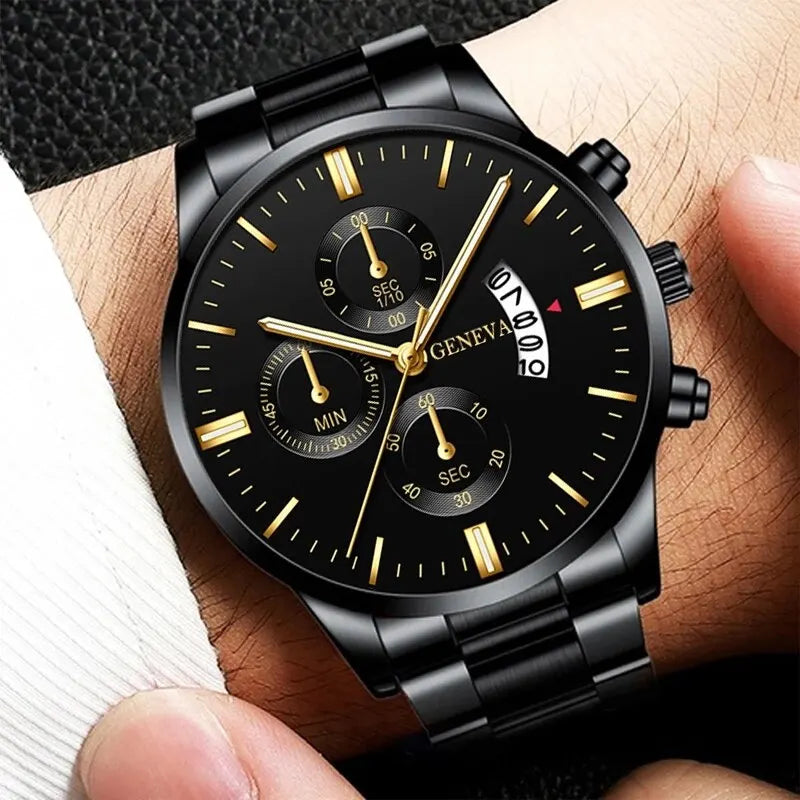 Montre pour homme en acier inoxydable