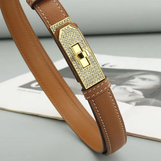 Élégante ceinture en cuir pour femmes