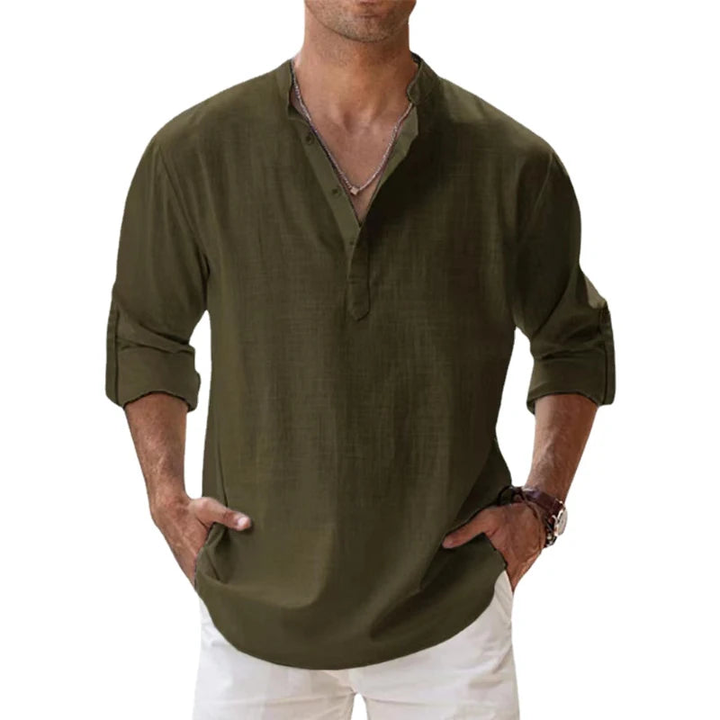 Chemises en lin pour hommes