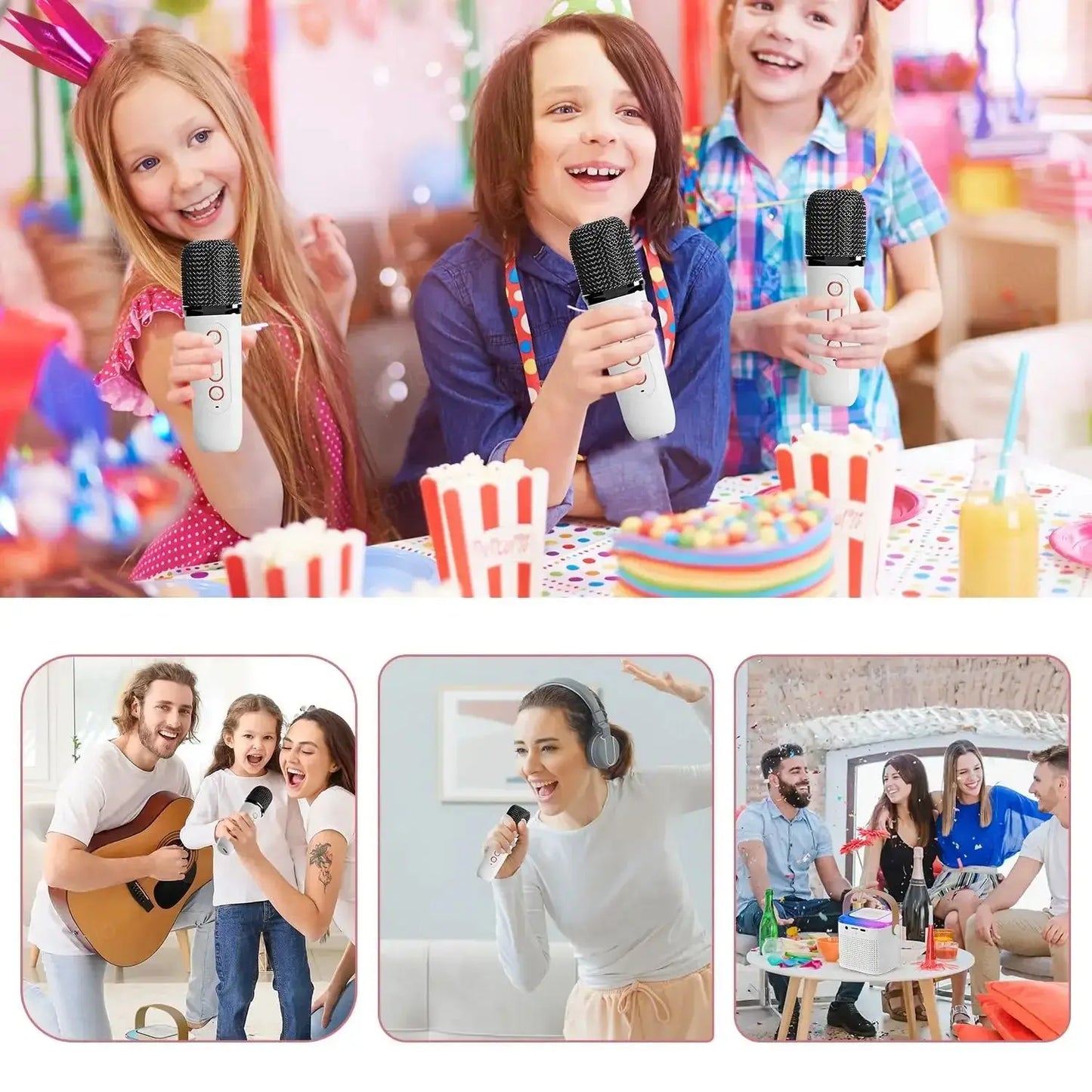 Dual Microphone Karaoké Bluetooth