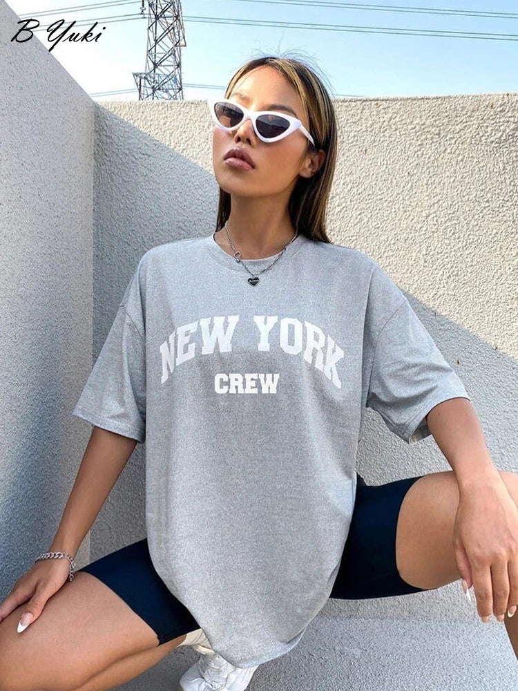 T-shirt manches courtes col rond pour femmes