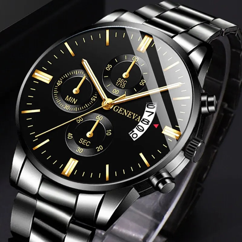 Montre pour homme en acier inoxydable