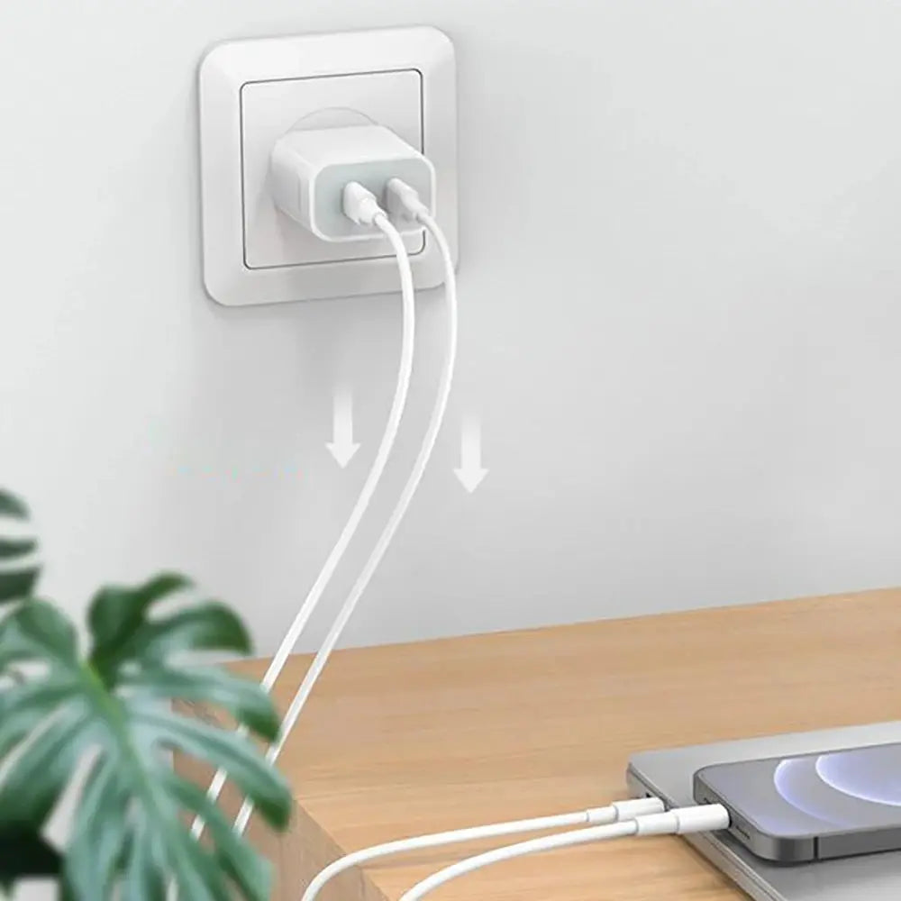 Chargeur rapide double USB C de 40W