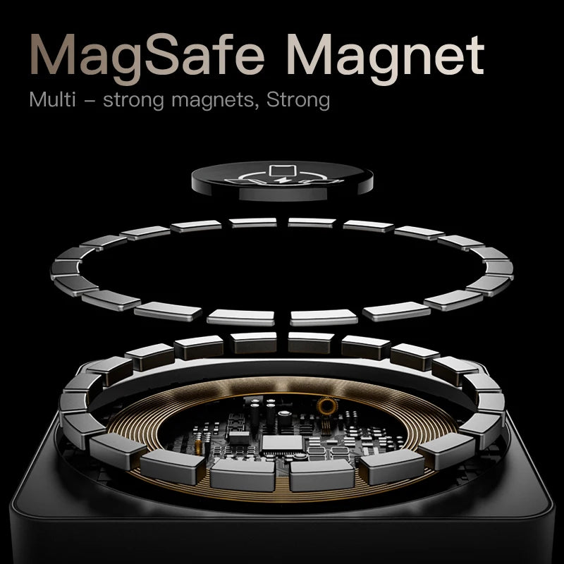 Batterie externe compacte 3-en-1. Compatible MagSafe