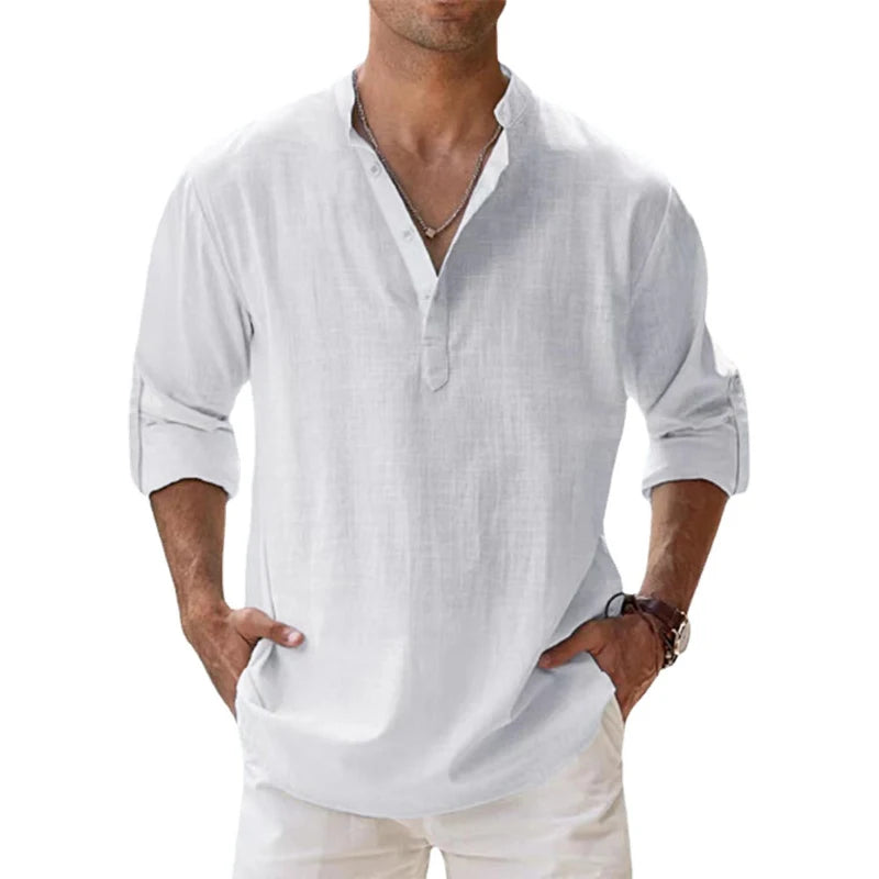 Chemises en lin pour hommes