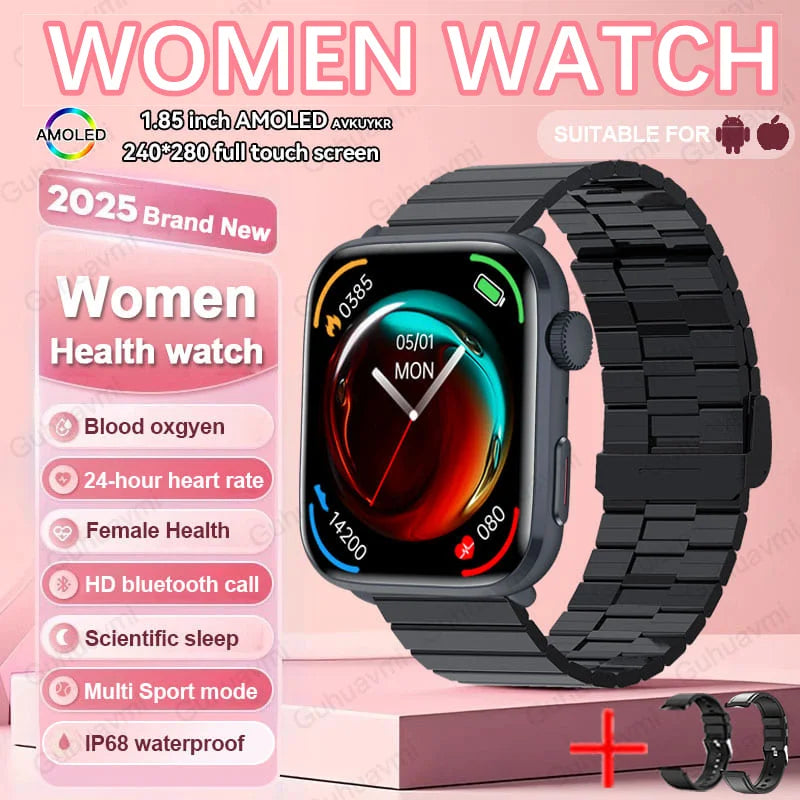 Montre intelligente Xiaomi 2025, pour les femmes. Dotée d'une technologie AI avancée