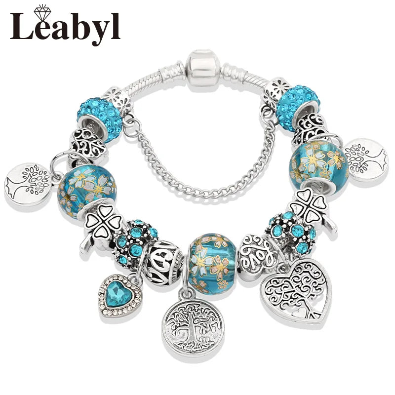 Bracelet Charme Arbre de Vie Tibétain Antique