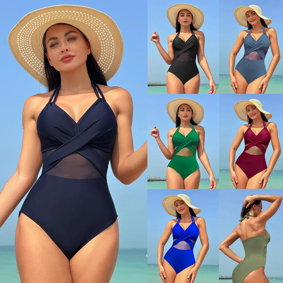 Maillot de bain une pièce pour femmes