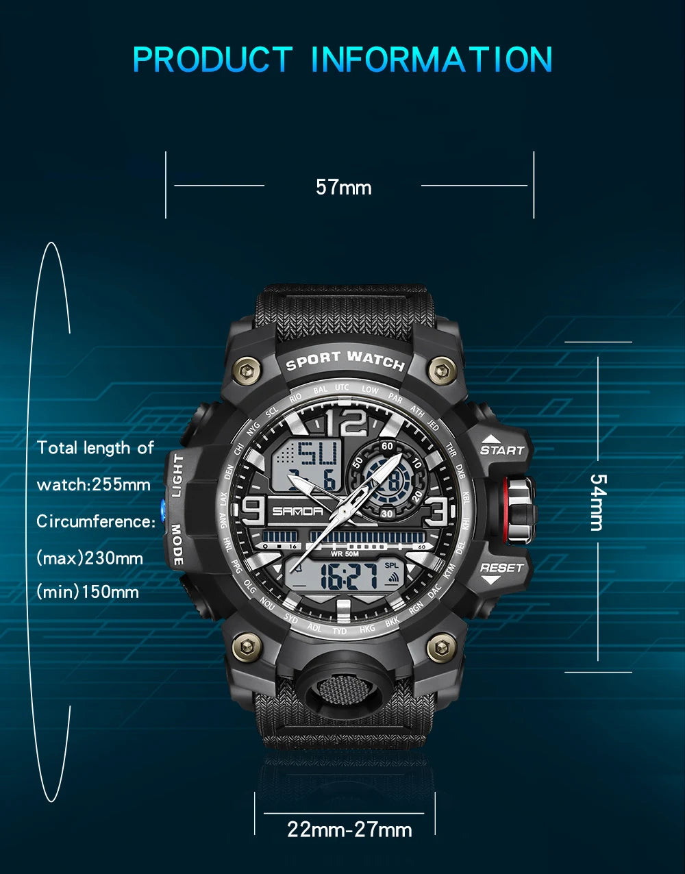 Montres SANDA  pour hommes