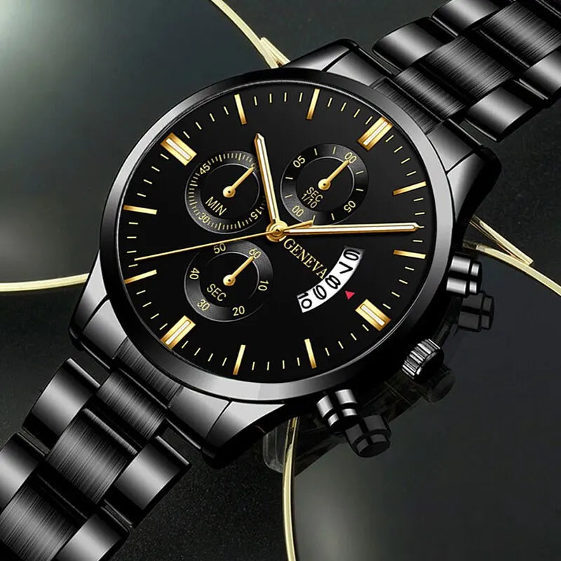 Montre pour homme en acier inoxydable
