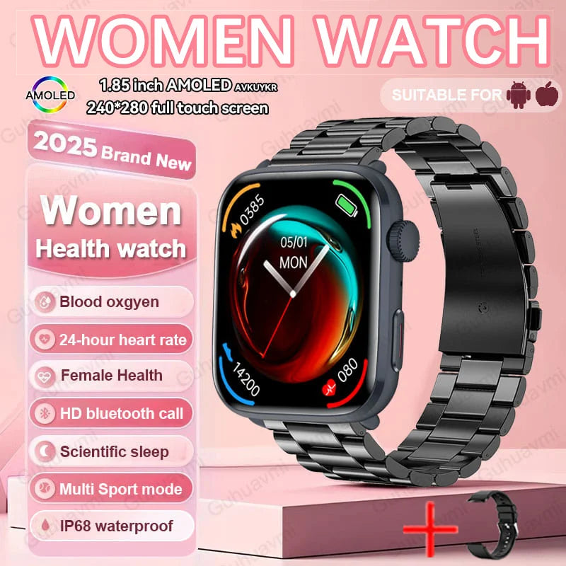 Montre intelligente Xiaomi 2025, pour les femmes. Dotée d'une technologie AI avancée