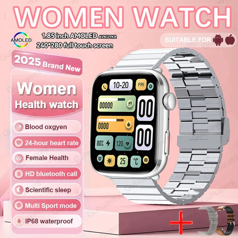 Montre intelligente Xiaomi 2025, pour les femmes. Dotée d'une technologie AI avancée