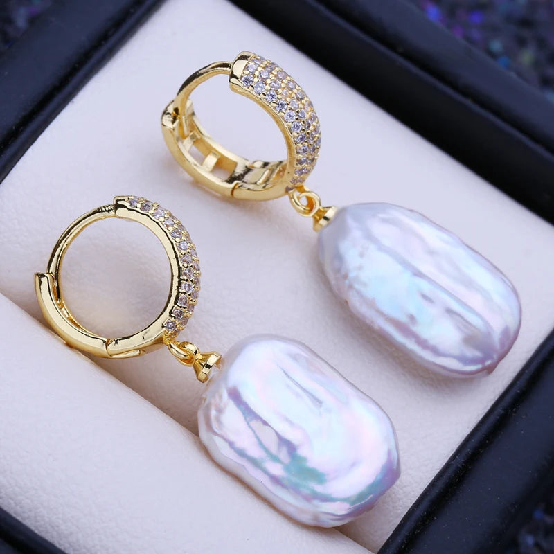 Boucles d'oreilles FENASY en perles naturelles
