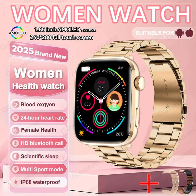 Montre intelligente Xiaomi 2025, pour les femmes. Dotée d'une technologie AI avancée