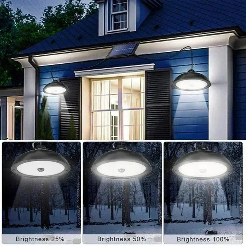 Luminaire Suspendu LED à Énergie Solaire avec Télécommande, étanche