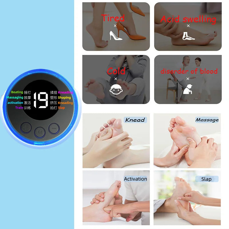 Tapis de massage EMS rechargeable.