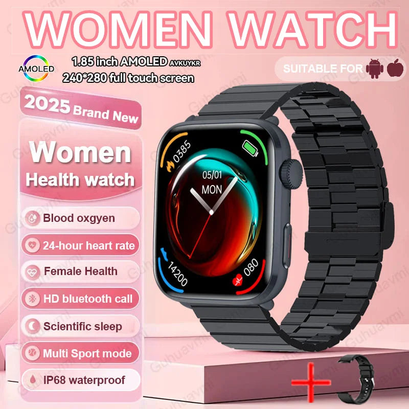 Montre intelligente Xiaomi 2025, pour les femmes. Dotée d'une technologie AI avancée